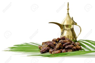 9317858-arabic-coffee-with-dates-fruit-isolated-on-white-background-stock-photo
